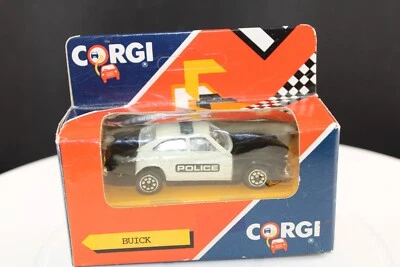Corgi Junior 1:64 1990 Buick Regal J81/1 Police Black & White  NMIB - Image 1 of 4
