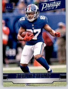 Tarjeta base Prestige Sterling Shepard NFL PWE 2019 Giants #42 - Imagen 1 de 2
