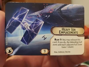 Star Wars Armada Heavy Ion Emplacements Alternate Art Promo Card - Picture 1 of 1