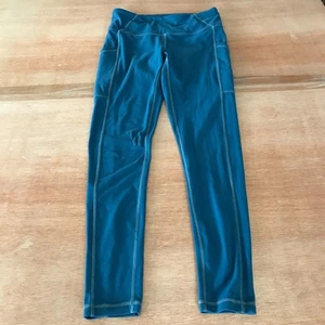 Prana Electa Legging Women XS Blue Mid Rise Media Pocket Stretch Athleisure - Picture 1 of 13