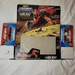 Laser Bolt MOTU  Masters of the Universe Box Only He-Man vintage - Picture 1 of 12