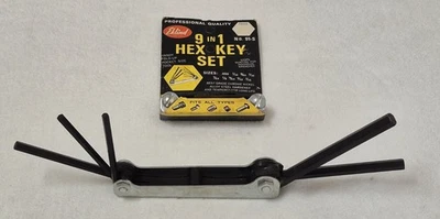 Eklind Tool Co No 51 Folding Uni Key Allen Wrench Tool & 9 in 1 Hex Key Set - Image 1 of 4