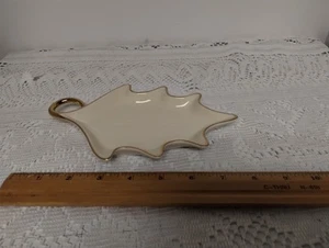 Lenox China 8" Holly Leaf Candy Dish - Picture 1 of 3