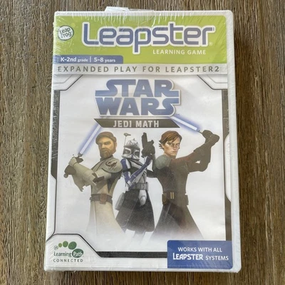 Star Wars Jedi Math Leapfrog Leapster Learning Game Sealed 2008 - Image 1 of 4