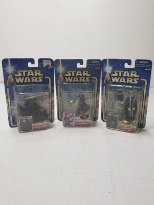 Juego de 3 figuras de acción Star Wars Luminara Unduli Lott Dod Zam Wesell Foto 1 de 4