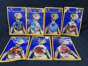 Konvolut 7 verschiedene E.T. Stern Foto Buttons 1982 in OVP (versiegelt) - Bild 1 von 8