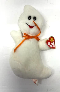 TY Spooky Ghost Beanie Baby Babies Plush NWT - Picture 1 of 2