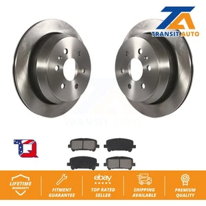 Disc Brake Rotors & Semi-Metallic Pad Rear Kit For Chevrolet Colorado GMC Canyon - Picture 1 of 11