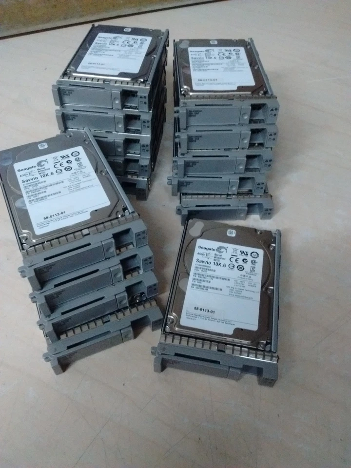 Lot  (15) Seagate/Cisco 300GB 10K 6Gbps * Server SAS* Drives 3.5" ST300MM0006 - Image 1 of 1