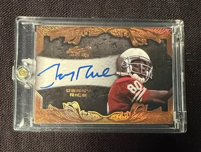 2017 Leaf Q - Jerry Rice Auto #BA-JR1 Copper Spectrum (AU) - Image 1 of 3