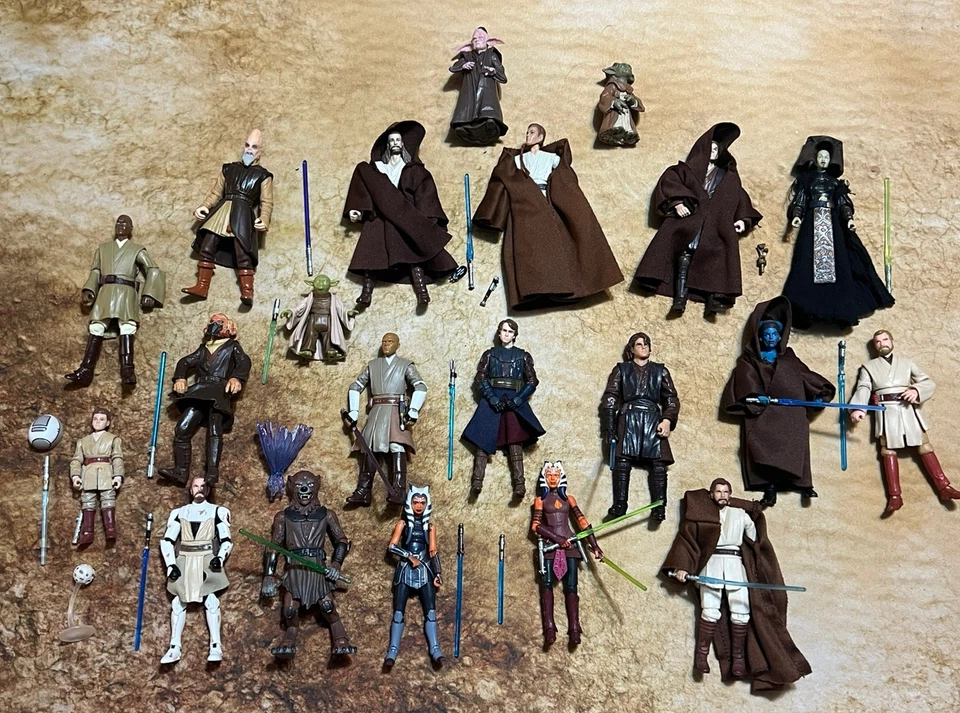 Лот товаров фигурка джедая Star Wars 3,75 дюйма винтажная коллекция POtF  - Изображение 1 из 1