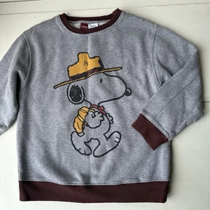 Zara x Pranuts Snoopy camping sweatshirt Size: 10 - Picture 1 of 8