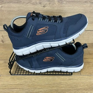 Skechers Schuhe Herren UK 10 Lite Weight Navy Blau Gents Mem Foam Walking Turnschuhe - Bild 1 von 8