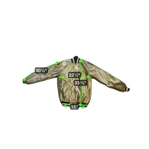 Correctional Officers Bomber Jacket XXL Gold Satin Peace Officers Foundation - Picture 1 of 5
