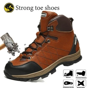 Zapatos para techos para hombre Zapatos de seguridad Botas de trabajo Tenis Punta de acero Bota Resistente al desgaste - Imagen 1 de 24
