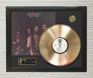 Eagles Framed wood Legends Of Music LP Record Display. "C3" - Picture 1 of 4