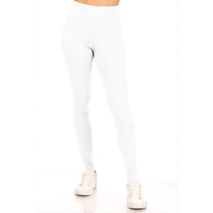 Moa Collection Stretch Work Out Leggings hellweiß Damengröße Large - Bild 1 von 8