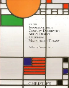 CHRISTIE'S Design Magnificent Tiffany Giacometti Frank Marinot Mayodon Catalog - Imagen 1 de 1