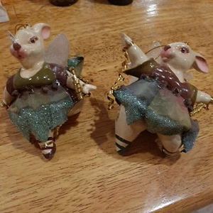 Katherine's Collection Whimsical Rabbit Dancing Ballet Fairy Ornament RETIRED 2 - Picture 1 of 6