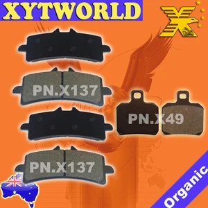 FRONT REAR Brake Pads For DUCATI 1198 S 2009 2010 - Picture 1 of 3