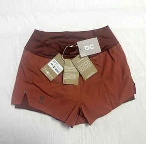 New Run On Clouds Women’s 3” Running Shorts 1WE11951907 Auburn | Ruby - Size XS - Picture 1 of 16