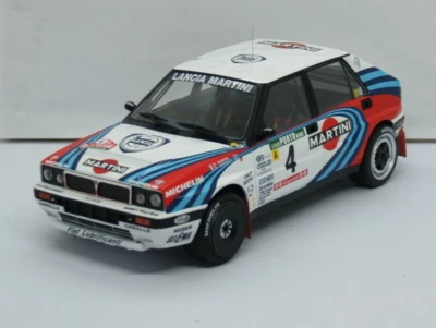 IXO 18RMC064B LANCIA DELTA INTERGRALE 16V RALLY PORTUGAL 1990 #4 1:18 SCALE - Image 1 of 4