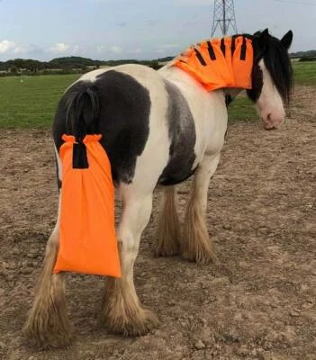 DREAMCHASER EQUESTRIAN 6er Set wasserdichte Mähne Taschen & Schwanztasche Set