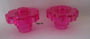Lego 4728 x2 Flower Fleur Tr Dk Pink Belville 7582 7577 SW 10240 Disney MOC A158 - Picture 1 of 1