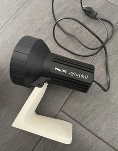 80er Jahre PHILIPS INFRAPHIL Lampe TYP HP 1510 Rotlicht Lampe Wärme vintage Deko - Bild 1 von 12