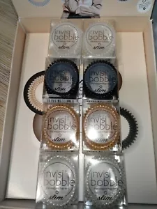 Invisibobble SLIM Tangle Free Elegant Hair Ring Bobble In 4 Colours FASTP&P X6 - Picture 1 of 11