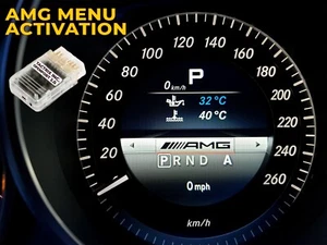 MERCEDES cluster AMG menu activation W212 W204 W218 X204 W166 W176 w246 W117 - Picture 1 of 7