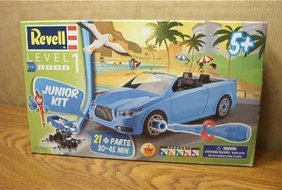 REVELL CORVETTE Junior Kit Level 1  Non-Assembled Kid Friendly Kit #45-1001 - Image 1 of 2