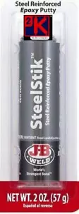 JB J-B Weld 8267 - SteelStik 57g - Steel Reinforced 2 Part Epoxy Putty Tube RM48 - Picture 1 of 9