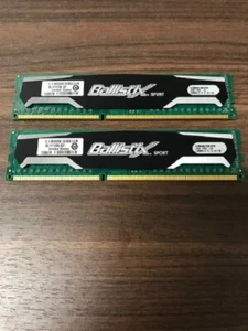 Ballistix Sport 4GB 2X 2GB 240-PIN DDR3 SDRAM DDR3 1333MHZ BL25664BA1339 - Picture 1 of 1