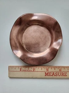 Kleine Vintage Kupferschale, 4" breit - Bild 1 von 2