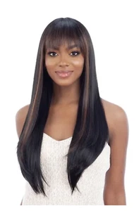 Freetress Equal Synthetic Freedom Long Straight Hair With Fringe Wig - Fw 002 - Picture 1 of 3