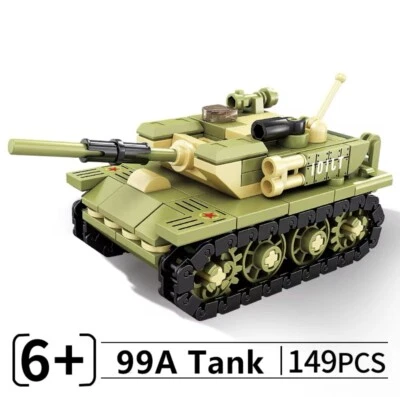 Sluban Type 99A Chinese Military Tank Building Blocks Bricks Set 149pcs Free P&P - Image 1 of 4
