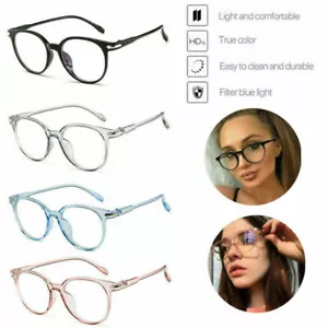 Blue Light Blocking Glasses Women Men Lightweight Computer Eyeglasses Unisex - Picture 1 of 9