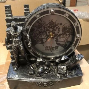 Fist of the North Star Kenshiro Statue Alarm Clock Limited Rare Tested USED - Picture 1 of 24