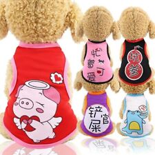 Chihuahua Puppy Vest Cute Print Cotton Summer Shirt Dogs Clothing Pet Dog Jacket