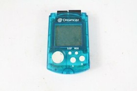 Genuine SEGA Dreamcast DC Clear Aqua Blue Visual Memory Card VMU HKT-7000