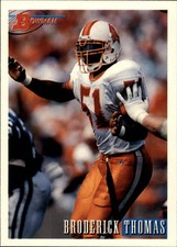 1993 Bowman Football Card #250 Broderick Thomas