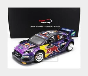 1:18 TRUESCALE Ford Puma #19 Wrt Winner Rally Monte Carlo 2022 Top Speed TS0468 - Foto 1 di 2