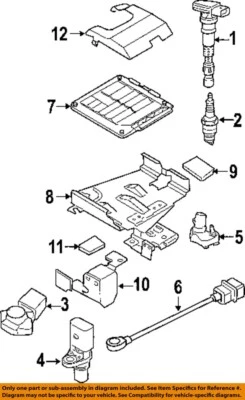 Módulo de control del motor usado (ECM) se adapta a: Volkswagen Golf GTI 2007 control electrónico Foto 1 de 2