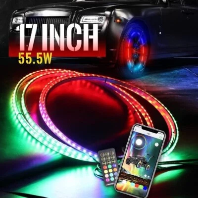 Kit de luces de anillo de rueda LED color baile Viswiker 17 pulgadas (nuevo en caja) Foto 1 de 4