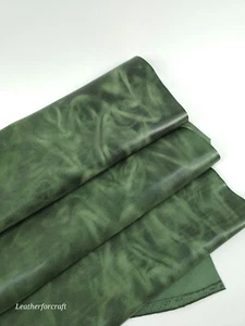 Vineyard Green Ciclone Hot Pull Up Semi Shine Leather - Picture 1 of 3