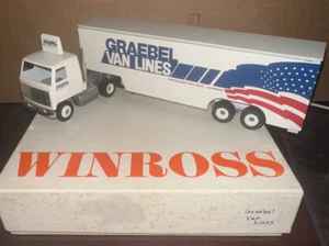 VINTAGE WINROSS Graebel Van Lines Tractor Trailer 1/64 #467 - Picture 1 of 1