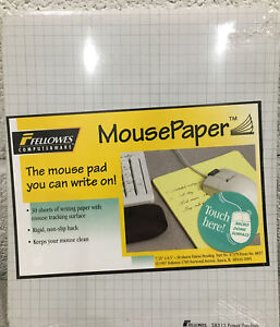 Fellowes Mousepaper- mouse pad you can write on