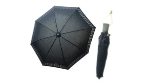 Authentischer Fendi Vintage Logo Regenschirm blau Signatur Emblem kompakt Reise - Bild 1 von 12