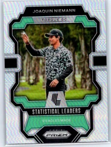 2024 Panini Prizm LIV Golf Joaquin Niemann Statistical Leaders Silver Prizm #89 - Picture 1 of 2